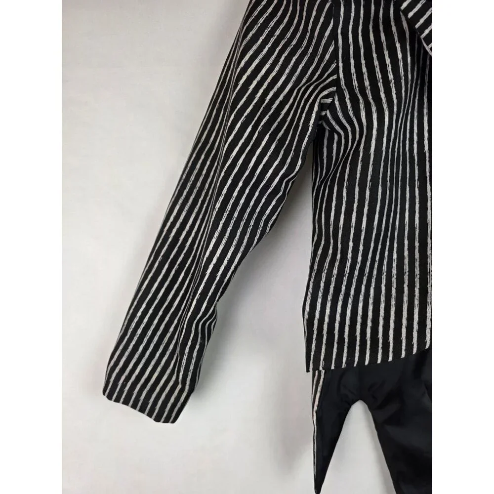 Disney Jack Skellington Nightmare Before Christmas Costume Jacket Kids Size 5-6 - Picture 4 of 10